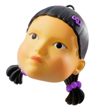 Round 6 3D Sticker by Netflix Brasil