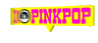 PinkPop_Festival love pink festival pop Sticker