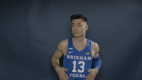 Byu Basketball Gocougs GIF by BYU Cougars