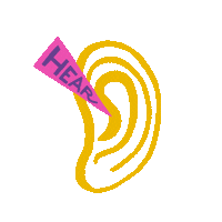 Sound Hear Sticker by #SurdosQueOuvem