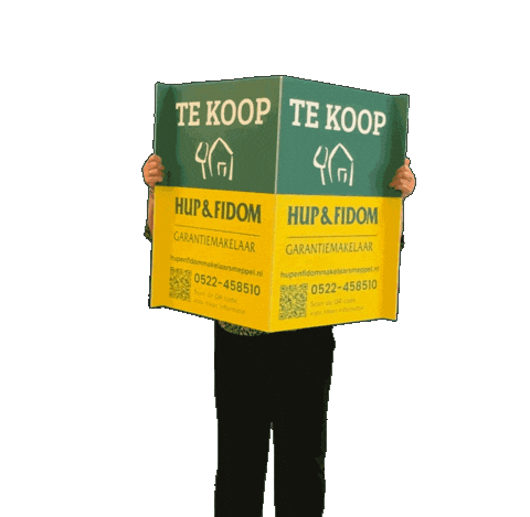 Makelaar Verkocht Sticker by Hup en Fidom Makelaars