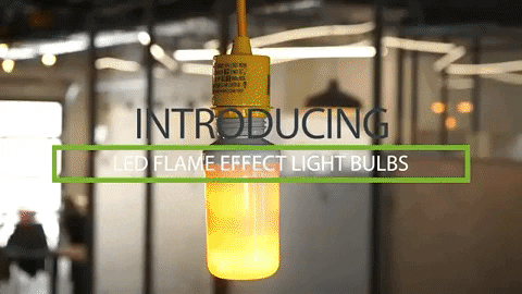 OneTreeHydroponics giphygifmaker flame effect led bulbs GIF