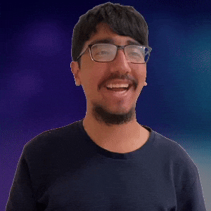 Open mouth smile