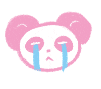 Sad T-T Sticker
