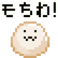 Futwo hello pixelart hi japanese Sticker