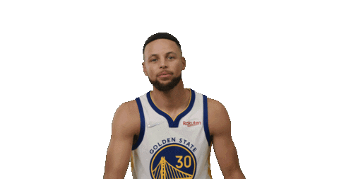 Happy Stephen Curry Sticker by Golden State Warriors