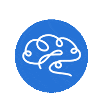 Calmsie logo blue health ai Sticker