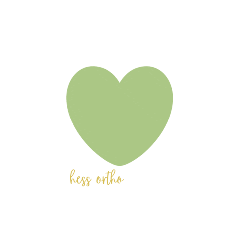 Hessorthodontics heart smile rainbow shine Sticker