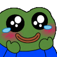 Pepe Cute Face GIF