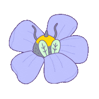 Stefisundays flower spring bee bees Sticker