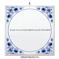 Wijsheid Reflectie Sticker by Tegelspreuken.nl