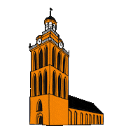 Grote Kerk Meppel Sticker