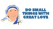 Mother Teresa Saint Sticker by salina_diocese