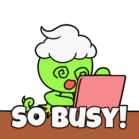 Work Help Sticker by Christophers Genie