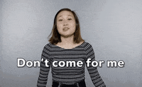 becky chung don't come for me GIF