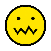 Angry Smiley Face Sticker by solidesigns