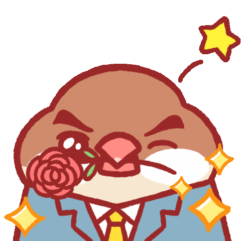 Handsome Sticker by Dream Hugo