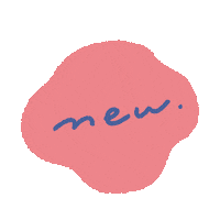 nmsk_iii new pink blue にゅ Sticker