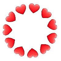 ritagifseadesivos love love you coracao circulo Sticker