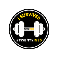 Challenge Sweat Sticker by sweatlocal