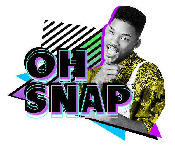 Will Smith Oh Snap Sticker by HBO Max