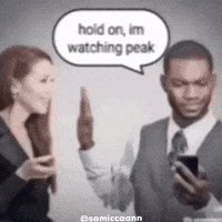 Watching Hold On GIF