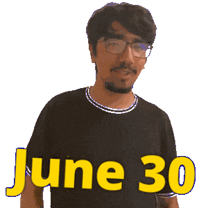 June 30 Sticker