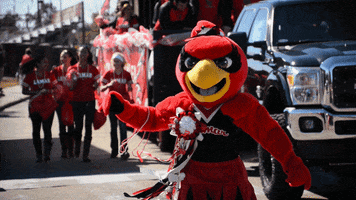 Big Red Mascot GIF by Lamar University