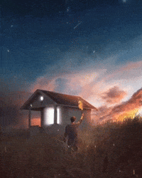 Fire Home GIF