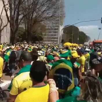 Thousands Rally for Bolsonaro in Brasilia Amid His Attacks on Judiciary