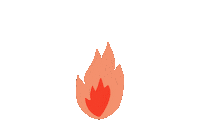 Fire Llama Sticker