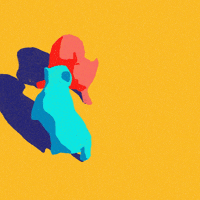 Excited Best Friends GIF