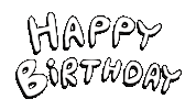 Celebrate Happy Birthday Sticker by mydoodlesateme
