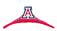 Crown Sparkles Sticker by The University of Arizona