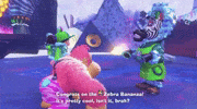Donkey Kong Zebra GIF