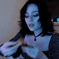 Hungry Cute Girl GIF