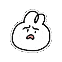 Rabbit Disgust Sticker
