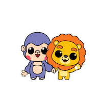 Pop Lion Sticker by Bos Animation