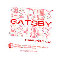 gatsbycannabisco smoke weed 420 thankyou Sticker