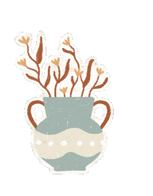 paulaestevedesign giphyupload nature flowerpot paulaestevedesign Sticker