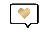 neelyphelanllc love heart like gold and black Sticker