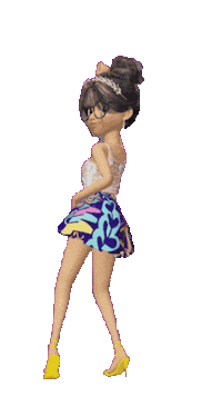 elistorycriativo girl menina garota Dançando Sticker