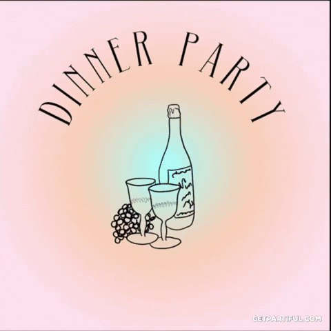 Dinner Party GIF by Partiful