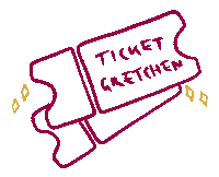 Sticker by Ticket Gretchen