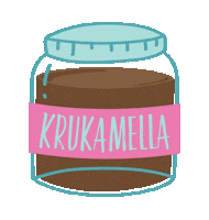 krukampl krukam pastaorzechowa krukamella Sticker