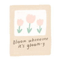 Flowers Words Sticker