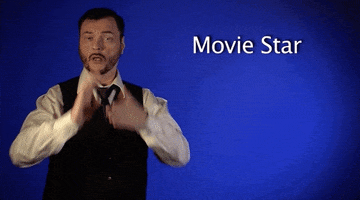 movie star asl GIF by Sign with Robert