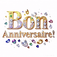 Bling Bon Anniversaire GIF by TresorsDuMonde.ca
