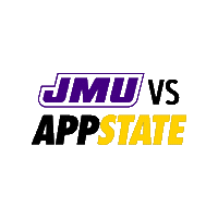 College Game Day Purple And Gold Sticker by James Madison University