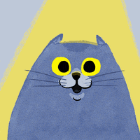 helenavankampen art cat illustration digital GIF